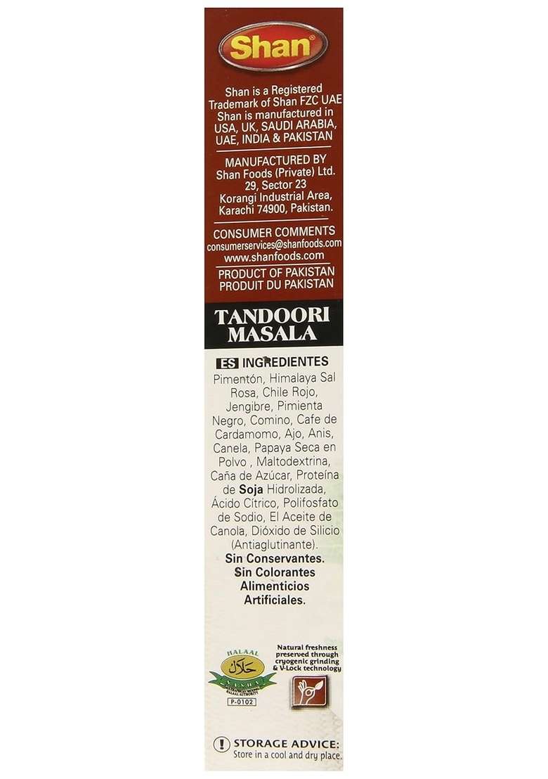 Shan Tandoori Masala, 50g Carton - Indya