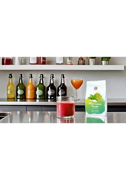 SAIPRO Nature our Future Mint Leaves Powder 100 gm, Natural Dry Pudina For beverages, mocktail, vegetables, fruit salads, grain salads | No Artificial Flavours, Colours, Mentha Powder| Leaf Powder, All Purpose Seasoning, Vegan, Gluten Free