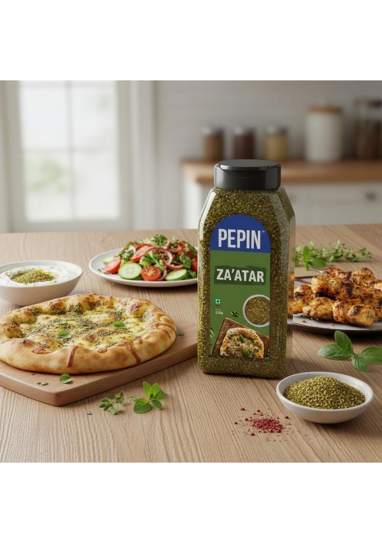Pepin Zaatar Seasoning Powder, Vegetarian Middle Estern Spice Mix, 500g, Pure Blend