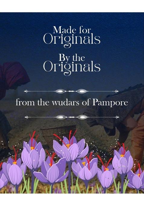 Rasoyee Kashmiri Saffron | Pure & Authentic A+++ Grade Threads For Cooking Wellness 100% Natural Hand Harvested Premium Kesar From Kashmir