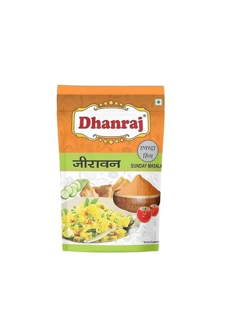 Dhanraj Authentic Hing Jeeravan Masala Indore Special Spice Blend for Poha, Salads & Snacks | 200g Tangy Aromatic Seasoning