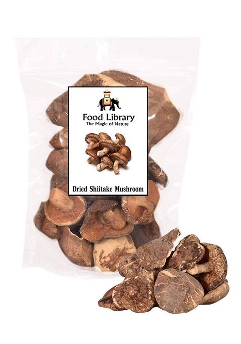 FOOD LIBRARY THE MAGIC OF NATURE Dried Shitake Mushrooms (100 g)