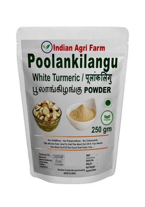 IAgriFarm White Turmeric Powder / 250 gram/Poolan Kilangu/Kichilli Kilangu/Kapoor Kachri