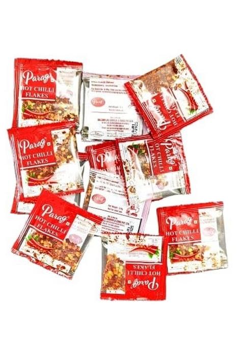 PARAG Red Chilli Flakes, 160g, 200 Sachets