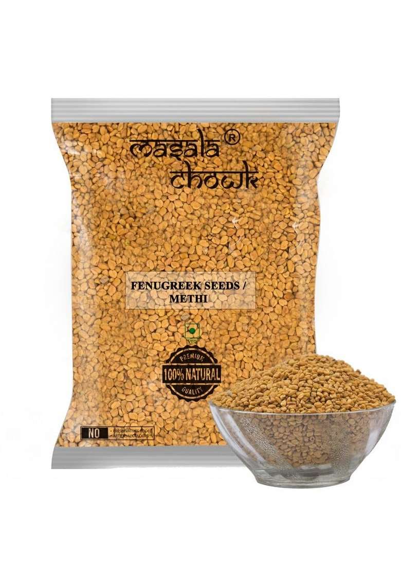 Masala Chowk Natural Methi (Fenugreek) Whole, 1Kg - Indya