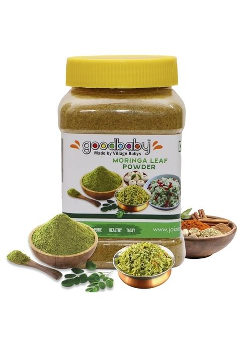 goodbaby Made in Village Babys Traditional Homemade Moringa Powder | Murunga ilai Rice Dhal Instant Mix Healthy Leaves Organic (250g)