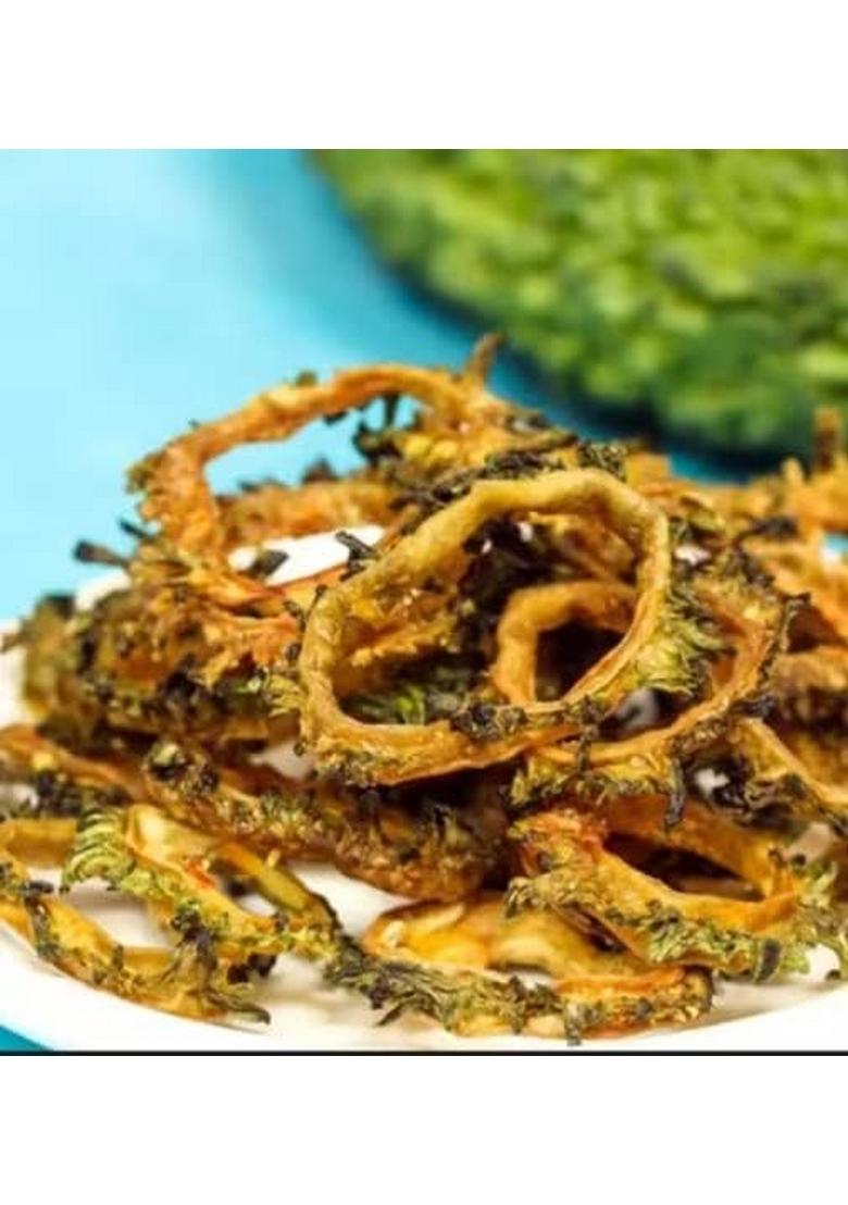 Spicado Traders Bitter Gourd Chips Karela Diabetic Snack Crispy 250 Gram