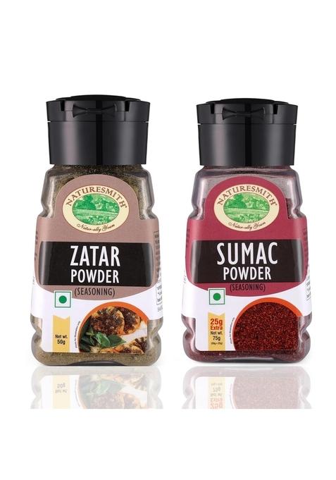NATURE SMITH NATURESMITH SUMAC POWDER-50g & ZATAR || COMBO OF SMALL SPRINKLER SEASONINGS