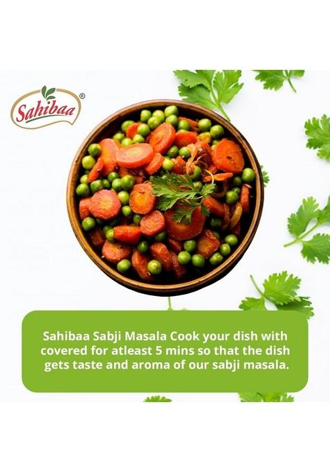 Sahibaa SABJI MASALA POWDER (Pack of 2) | 100 g Each & Spices No Preservatives Artificial Color
