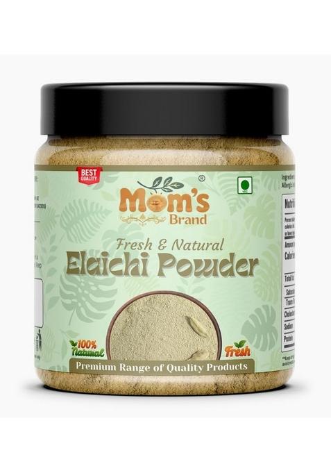 MOM'S BRAND Green Elaichi Powder | Aromatic & Flavorful Natural Spice for Cooking, Desserts Chai |100gm