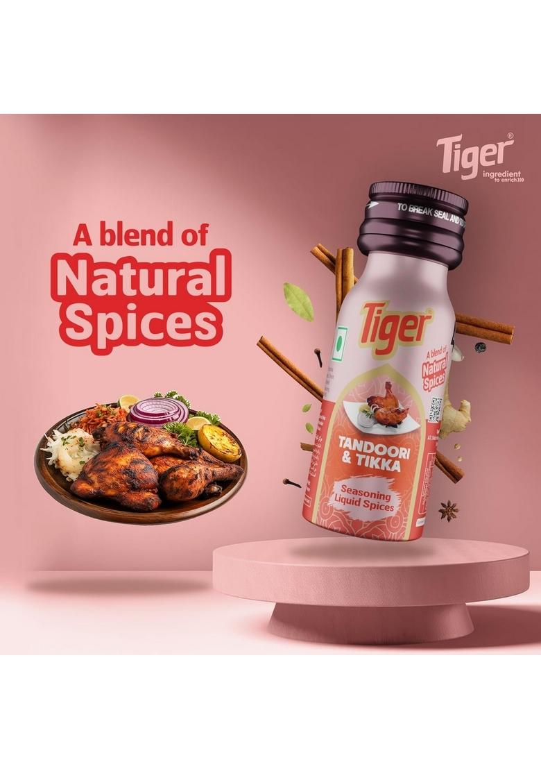 TIGER All Curry Masala | Biryani Barbeque Smoky Tandoori Tikka Essence Seasoning Liquid Spices