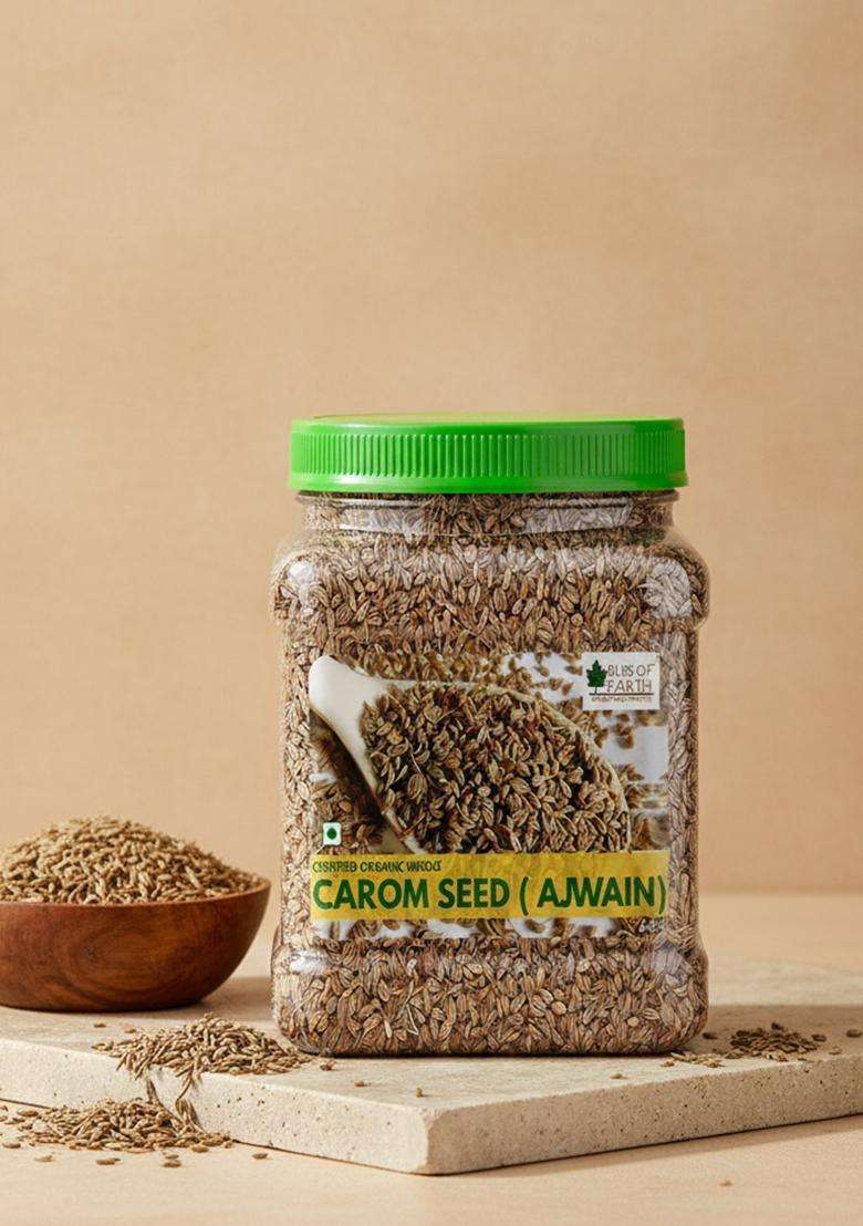 BLISS OF EARTH 400gm Certified Organic Carom Seed - Indya