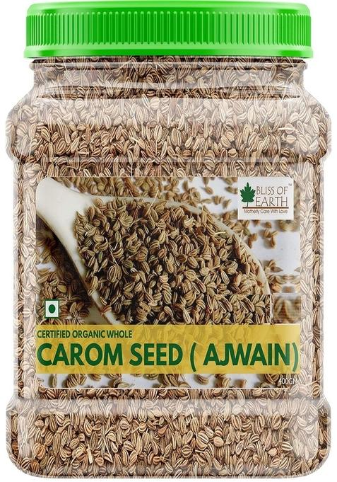 BLISS OF EARTH 400gm Certified Organic Carom Seed