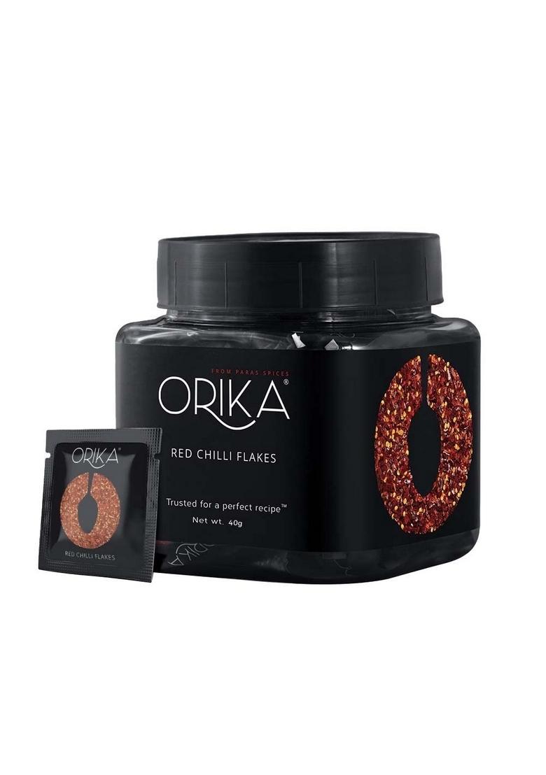 Orika Italian Seasoning 40g & Red Chilli Flakes Combo | For Pizza, Pasta, Garlic Bread Food Classic Blend Of Herbs No Artificial Flavours and Colours