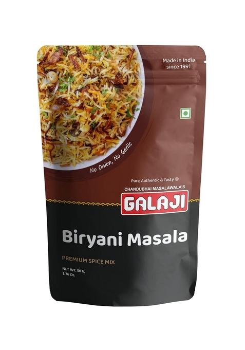 GALAJI Biryani Masala 50 Grams Homemade Powdered | for Healthy Cooking Ready to Cook All Seasonings Spices Pure & Hygiene Spice Mix