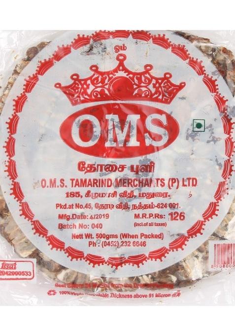 OMS CROWN DOSAI 1 KG Premium Dry Organic Tamarind Seedless Imli Chintapandu Puli 1kg