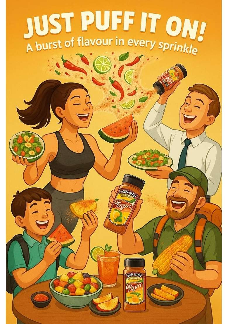 CARPE VICTUS Tajin Spice Mix Pack of 2 (100 gms each), Taajin Seasoning for Juices, Fruits, Cocktails, Snacks, Salads, Chilli Lime Masala Drinks, Mexican Masalas Cooking & Garnishing - Indya