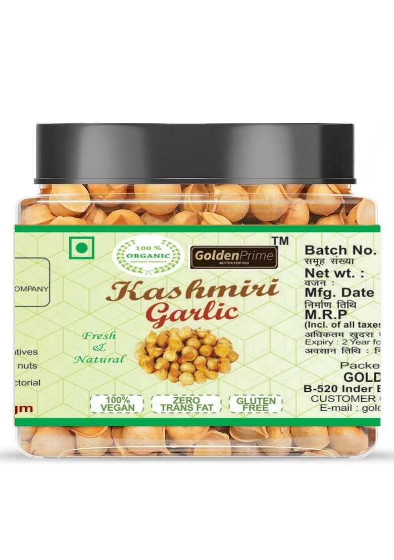 Golden Prime Kashmiri Garlic (Lehsun) 250 Gram, A Taste Of Himalayan Tradition, Premium Single Clove For Strong Immunity & Diabetes - Indya