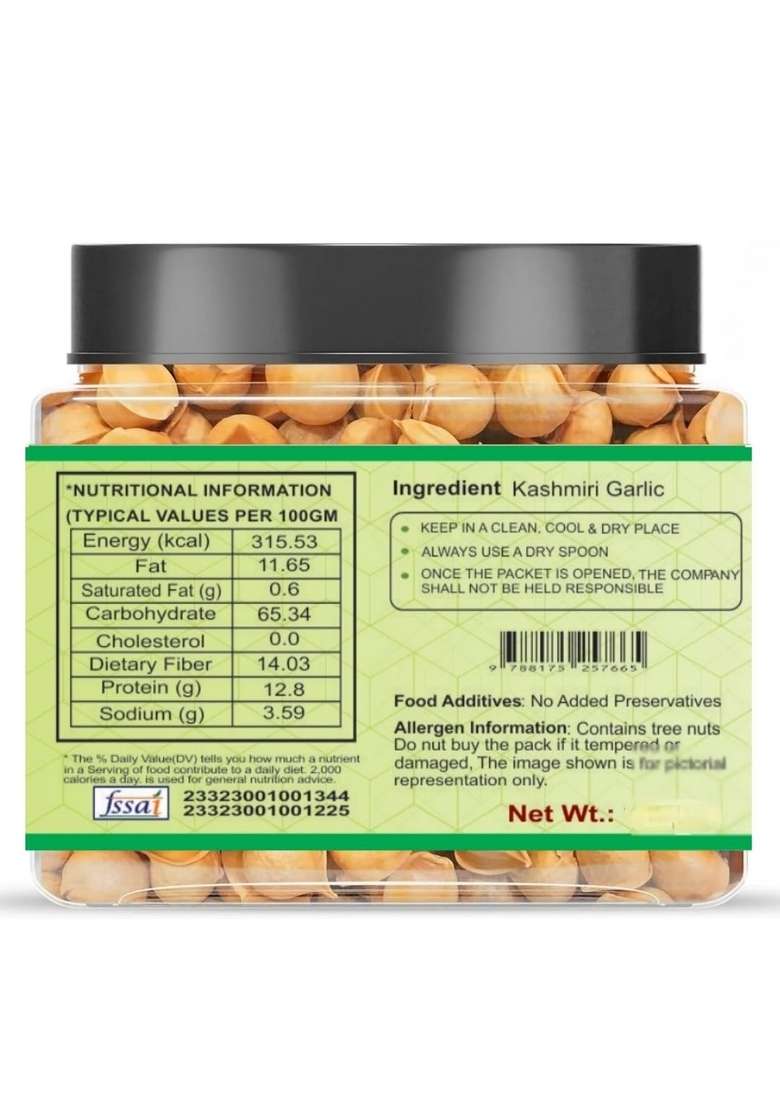 Golden Prime Kashmiri Garlic (Lehsun) 250 Gram, A Taste Of Himalayan Tradition, Premium Single Clove For Strong Immunity & Diabetes - Indya