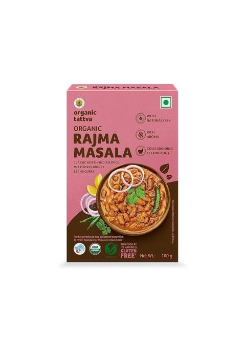 ORGANIC TATTVA Tattva, Rajma Masala Powder, No Artificial Additives (100G, Pouch)