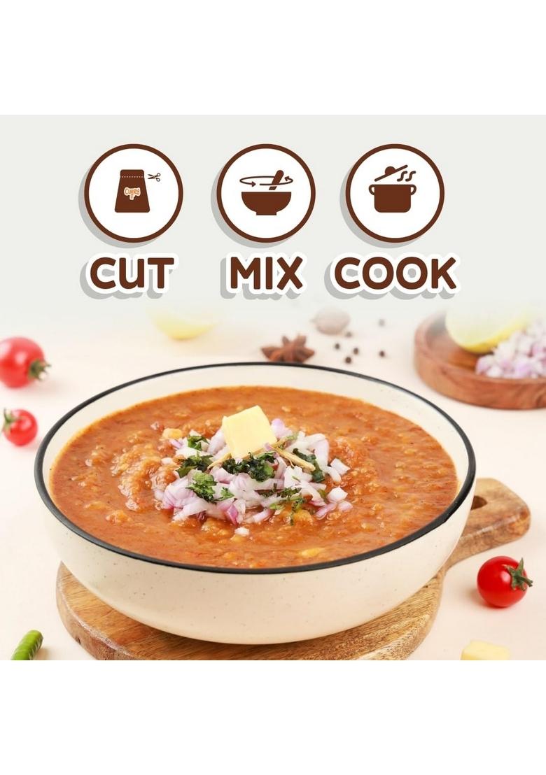CURRYiT Instant Bombay Pav Bhaji Masala Curry Paste | Just Add Aloo (Potato) Ready in 15-30 Mins Serves 4-6 Made with Ghee No Preservatives To Cook Indian Gravy 250g