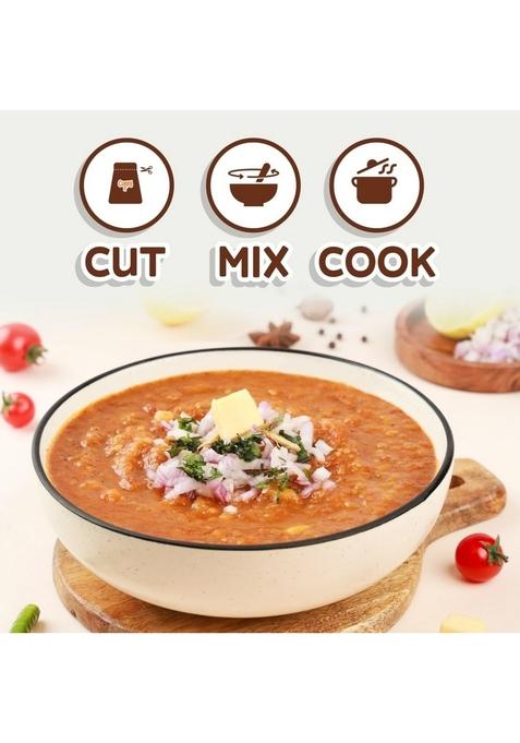 CURRYiT Instant Bombay Pav Bhaji Masala Curry Paste | Just Add Aloo (Potato) Ready in 15-30 Mins Serves 4-6 Made with Ghee No Preservatives To Cook Indian Gravy 250g