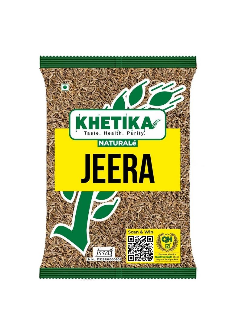 KHETIKA Naturale Premium Jeera | Whole Cumin Seeds 500gm