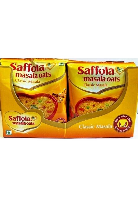 Saffola Masala Oats, Classic Masala, 40g (Pack of 6)