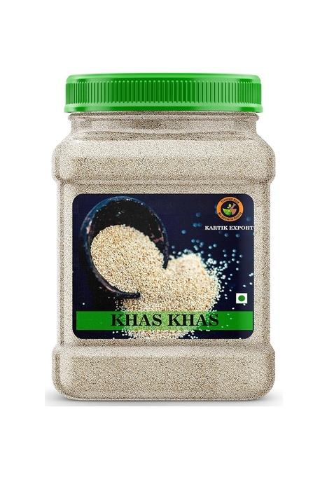 Kartik Export Khas Khas, Poppy Seeds, 250 Grams Jar