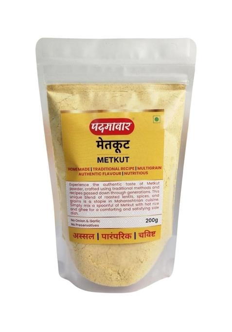 Padmawar Metkut Powder - Traditional Maharastrian | Delicious & Ready-to-Eat Methkut No Preservatives or Additives (200 Gms)