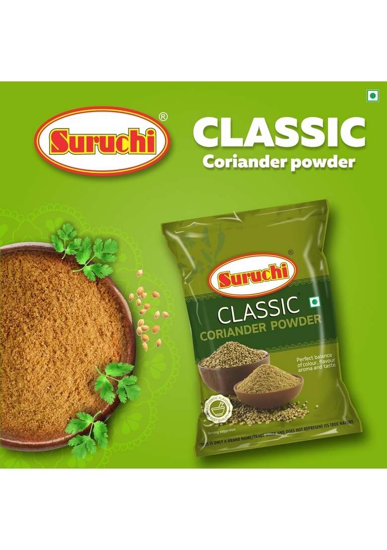 Suruchi Daily Spice Combo Pack (Tejalal Red Chilli Powder - 500g, Golden Turmeric 200g, Coriander Goda Masala 200g | Natural Pure Quality, No Artificial Colors (Pack of 4) - Indya
