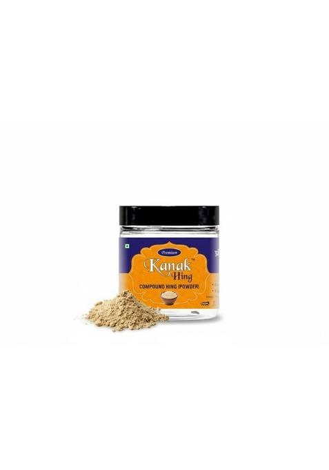Kanak Hing premium strong powder | strongest Asafoetida 50gm Chemical free Rich and Aroma Taste Compounded Pure Bliss of Traditional Naturally dehydrated