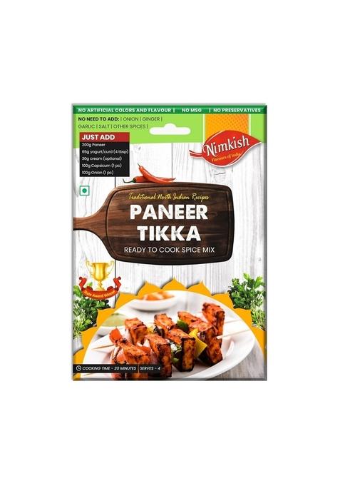 Nimkish Paneer Tikka Spice Mix 60g Twin Pack | Tandoori Masala Instant Premix for Restaurant-Style Easy to Cook Authentic Indian Flavour Marinade