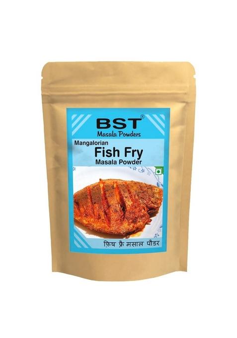 BST Mangalore Fish Fry Masala 250g |Mangalore style marinated fish, prawn or any seafood fried with little oil on a pan (Tava) rolled in semolina (fine rava) and deep oil.
