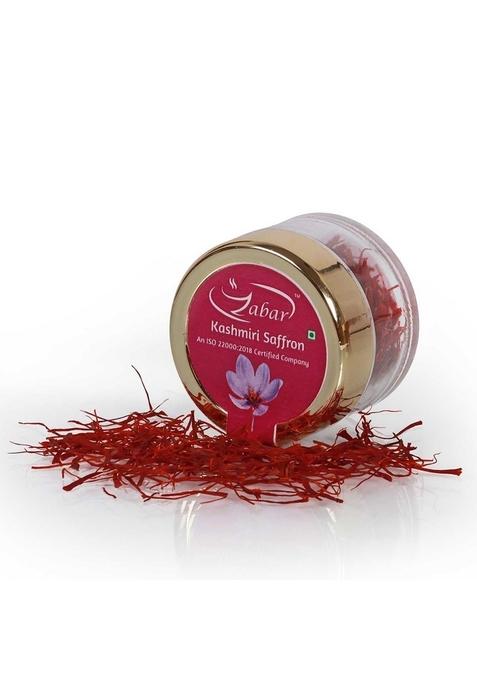 Zabar Pure Kashmiri Saffron 1g Premium Mongra Kesar Threads 100% Natural & Handpicked Rich Aroma Flavor Authentic Spice for Cooking Health