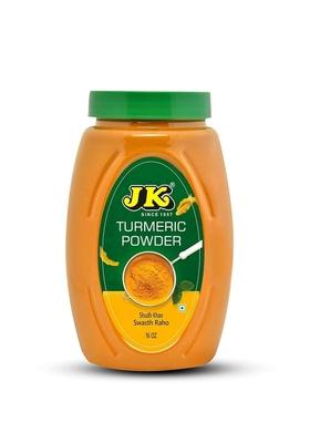JK Haldi (Turmeric) Powder Jar, 500g | Natural Golden Turmeric 100% Vegan NO Added Flavours and Colours Perfect for Indian Cooking (Jar Pack of 1)