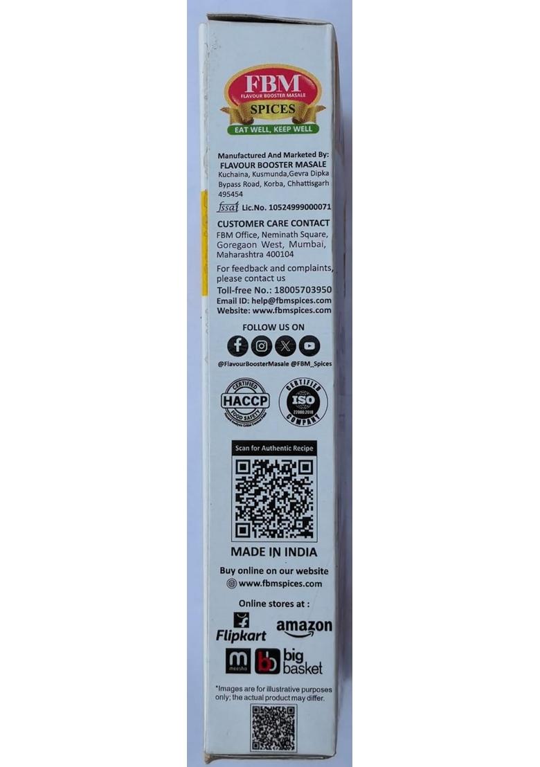 FBM Flavour Booster Masale Garam Masala 50g, Indian Vegetable Spice Blend, No Artificial Colours