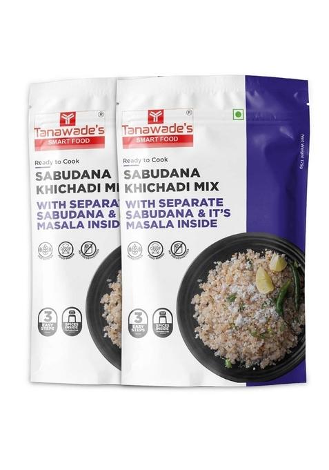 Tanawade’s Smart Food Instant Sabudana Khichdi Mix – Pack of 2 • Ready‑to‑Cook Savory Tapioca Vegan & Gluten‑Free No Preservatives 5–7 min Prep