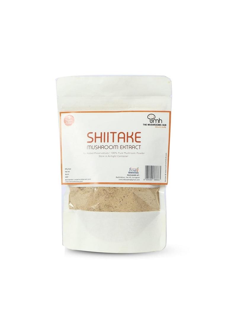 The Mushrooms Hub Dried Shiitake Powder Extract For Cooking (100 Gm)