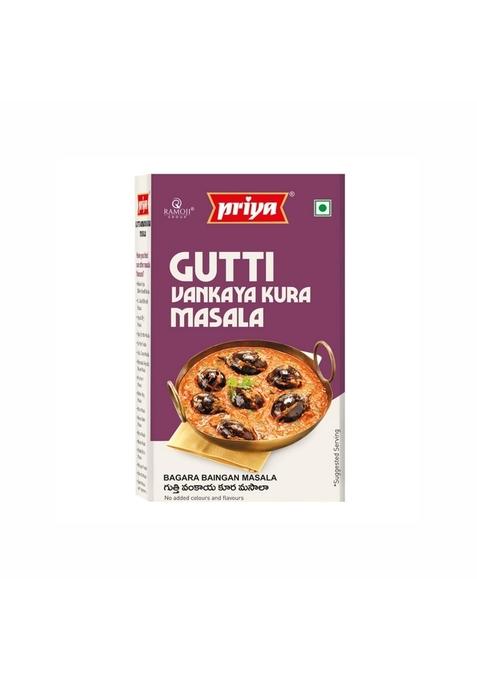 Priya Gutti Vankaya Kura Masala 50g (Pack of 7) - I Total 350gm Bagara Baigan | Authentic Taste