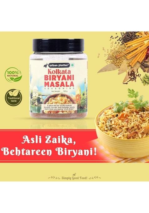 urban platter Kolkata Biryani Masala, 150g (Ready to Use | Preserved with Essential Oils)