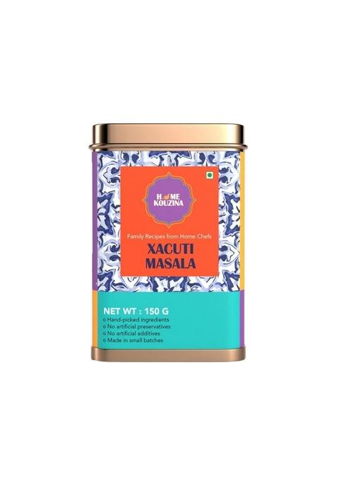 HOME KOUZINA Xacuti Masala - 150g | Perfect for Rich Deeply Spiced Goan Recipes| No Artificial Additives Made in Small Batches 100% Natural Ingredients| Traditional Recipe, Premium Tin Pack