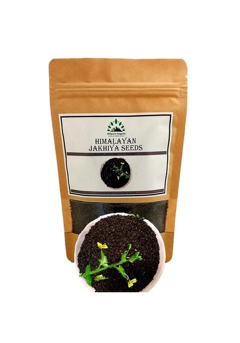 Hillpure Organic Grown by mother nature Himalayan Jhakhiya Seeds | Super Food of Uttarakhand |100% Pure & Natural Cleome viscosa Wild Mustard (175 GM)