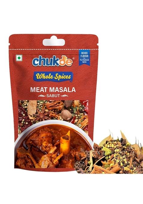 CHUKDE Meat Masala Whole 50g - 'Khada for Robust Dishes (Pack of 2)