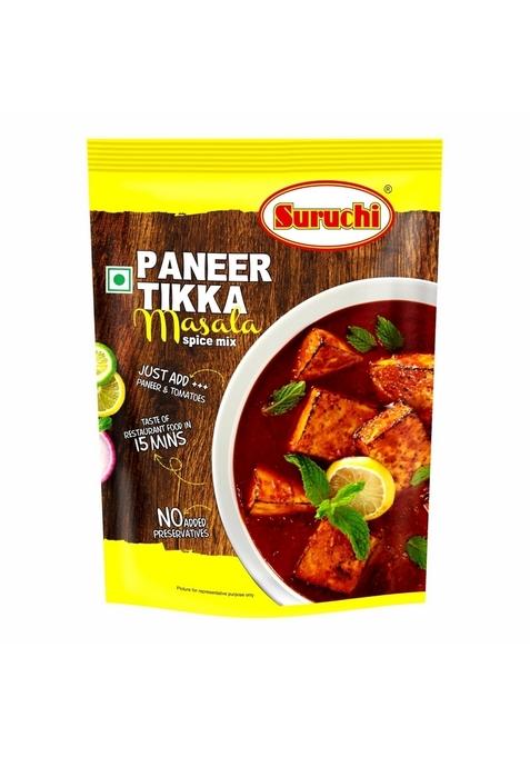 Suruchi Paneer Tikka Masala 50g, Ready to Cook Spice Mix, Natural Ingredients, No Onion Garlic Malai Premix, Aromatic Blend (Pack of 1)