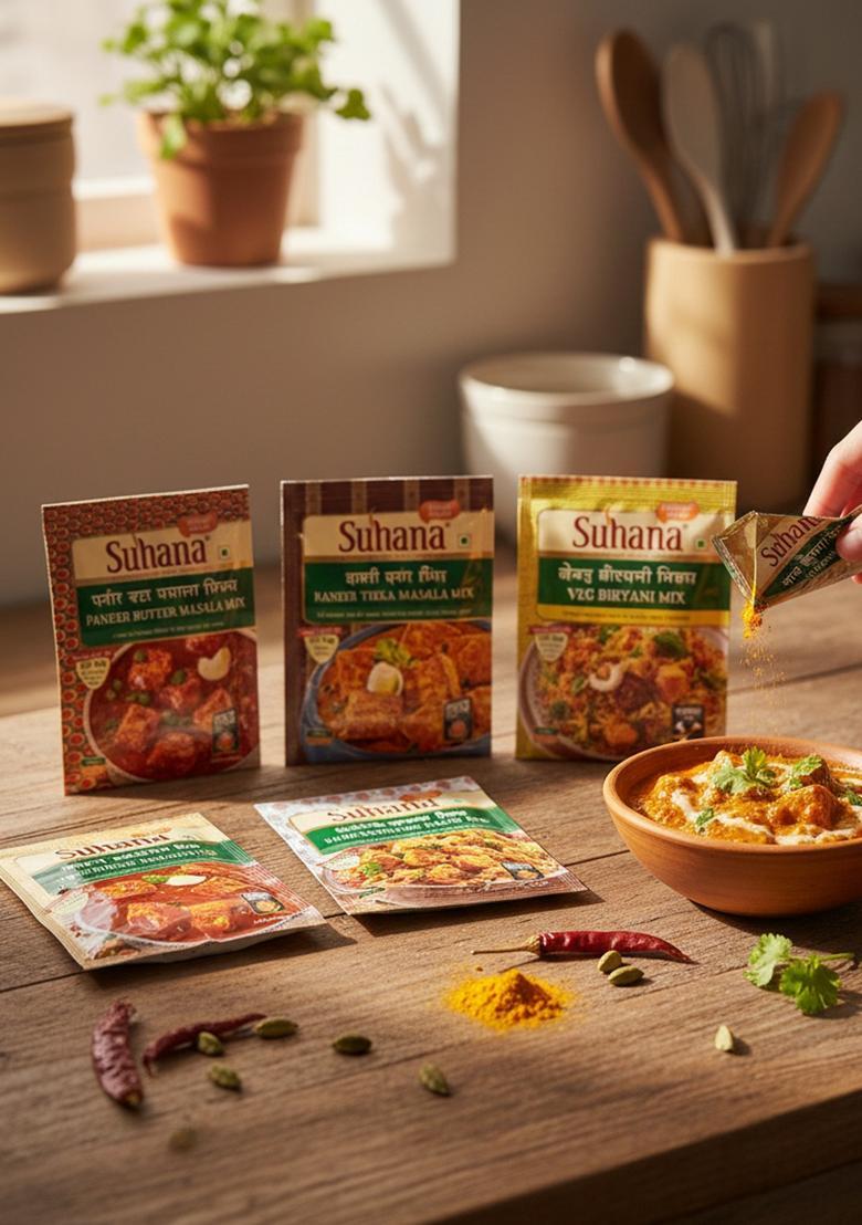 Suhana Veg Spice Mixes Combo of 6