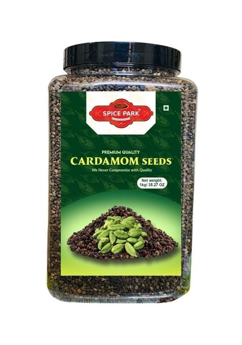 SPICE PARK Green Cardamom Seeds (Choti Elaichi Dana) 1kg | Kerala Origin Salt-Free, Non-GMO, Vegan Premium Indian Dana for Cooking & Ayurvedic Use