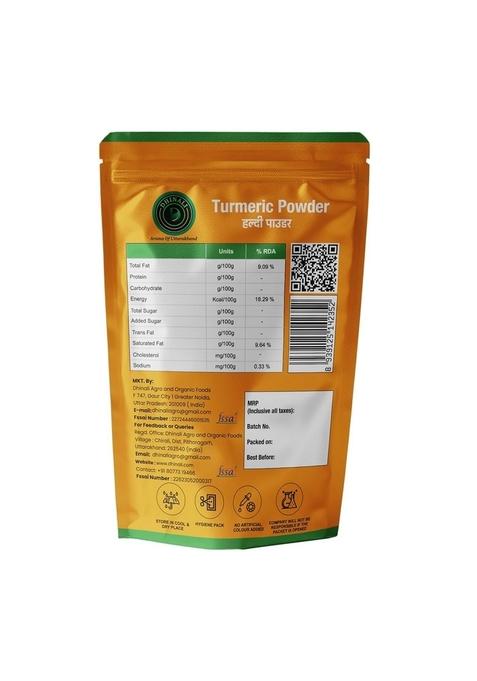 Dhinali 100% Pure Haldi Powder, 100g Pack | & Natural Turmeric No Additives or Preservatives
