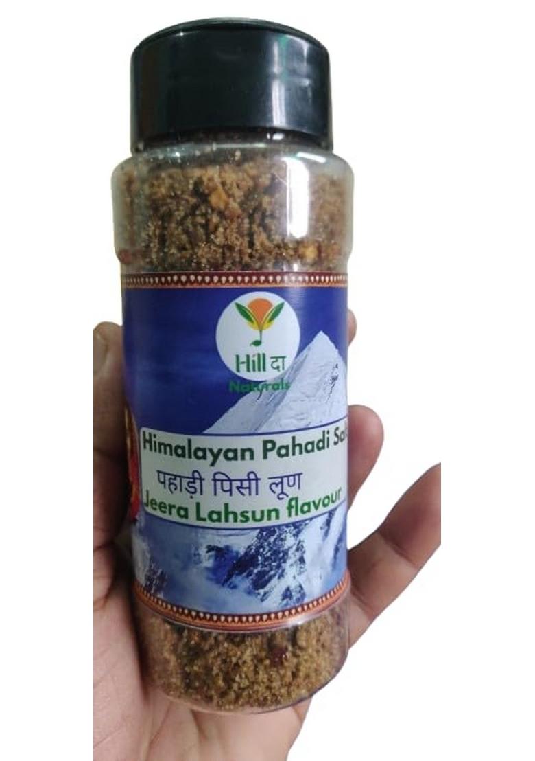 HILL DA NATURALS Himalayan Pahadi Spice Salt Collection, Traditional Flavoured Seasoning Combo, Hand-ground ( ) Assorted 3 Flavours