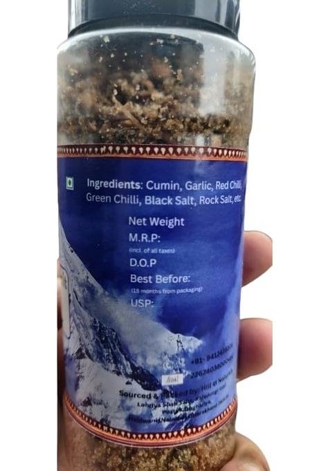 HILL DA NATURALS Himalayan Pahadi Spice Salt Collection, Traditional Flavoured Seasoning Combo, Hand-ground ( ) Assorted 3 Flavours